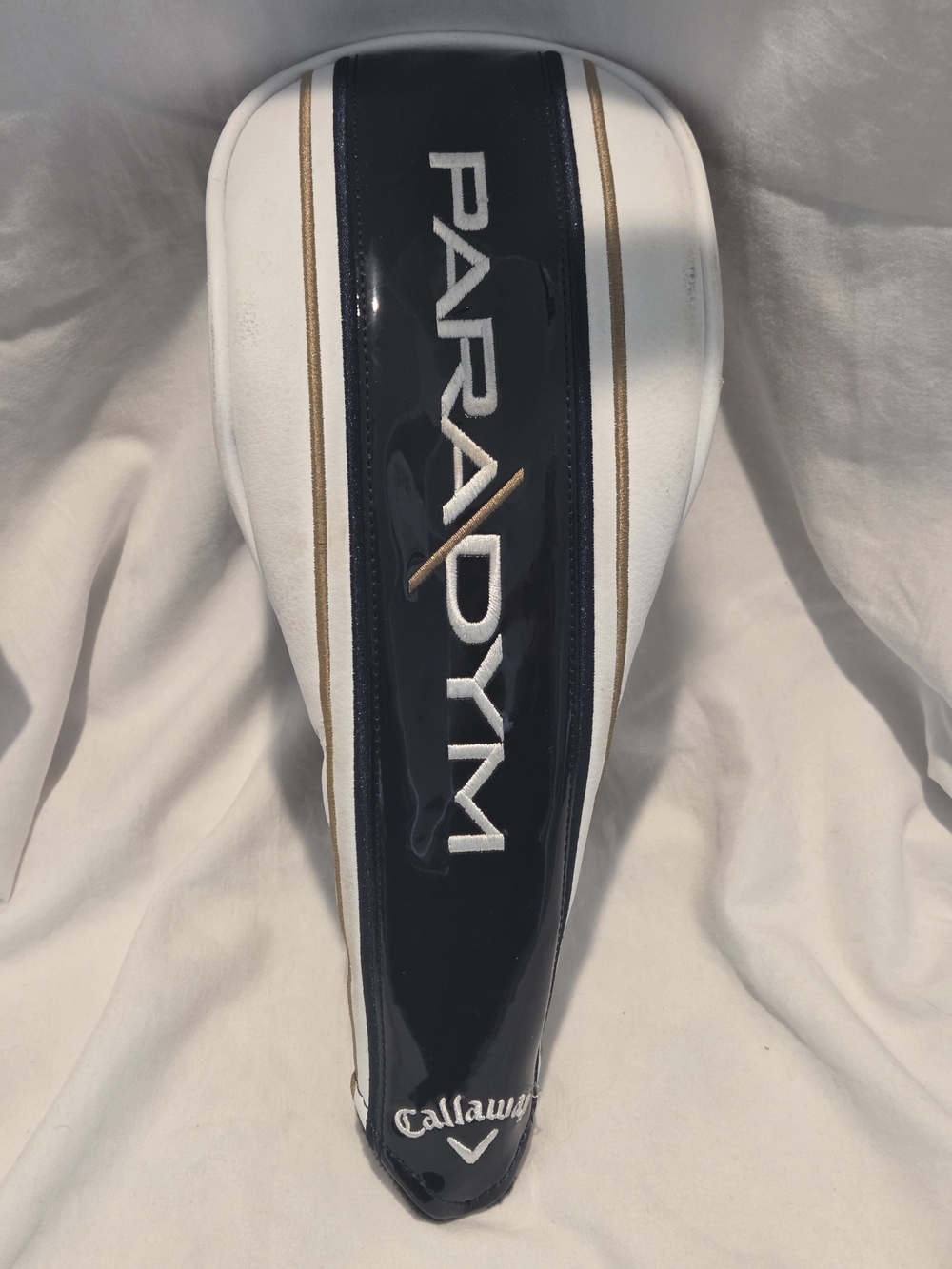 Callaway Paradym Headcover in Navy, White & Gold